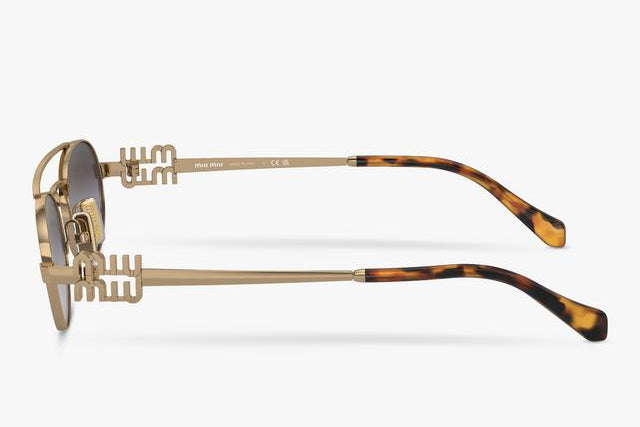 Miu Miu Logo Aviator (ex: MU01WS ou similar, baseado no design)