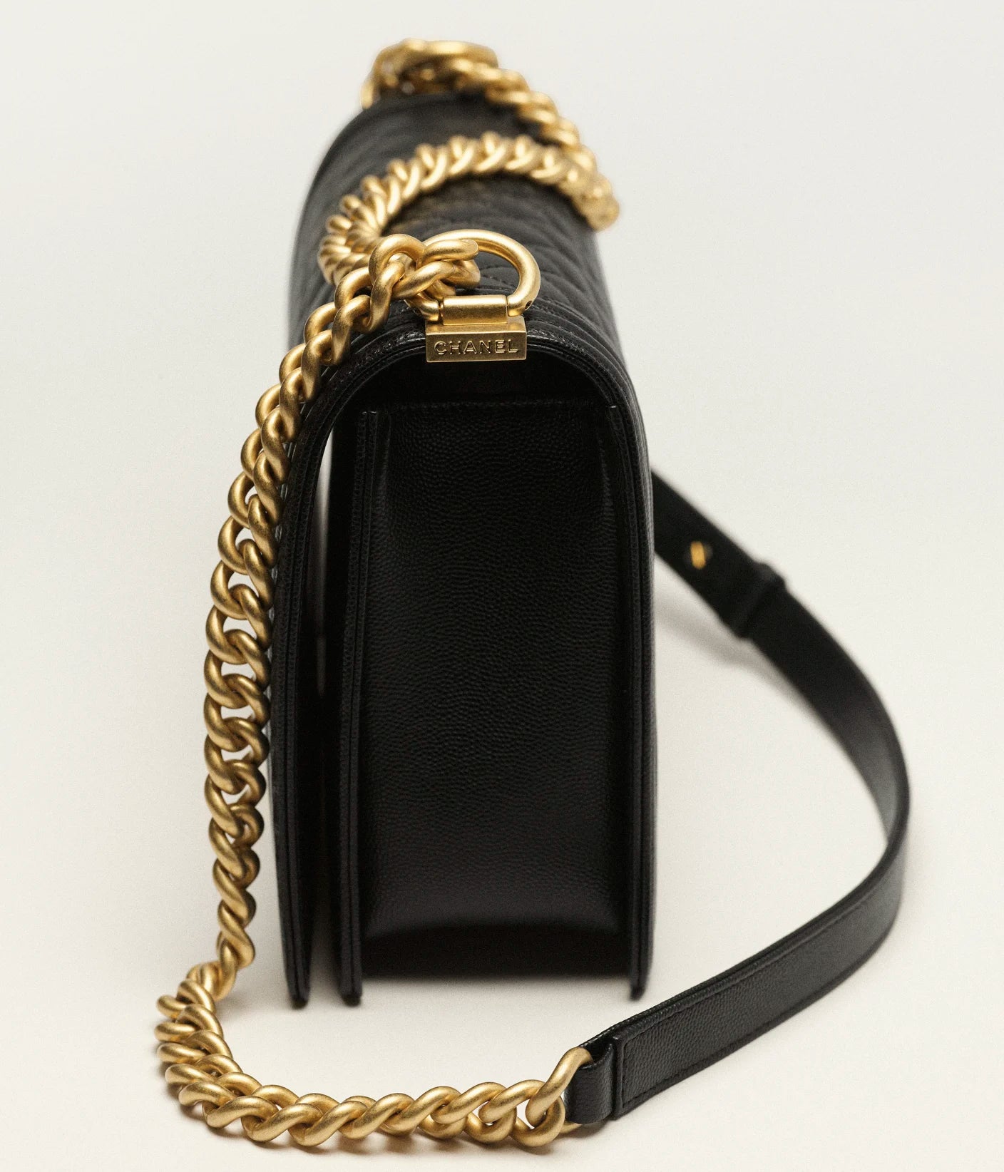 Chanel Boy Wallet on Chain (WOC) – Caviar Leather