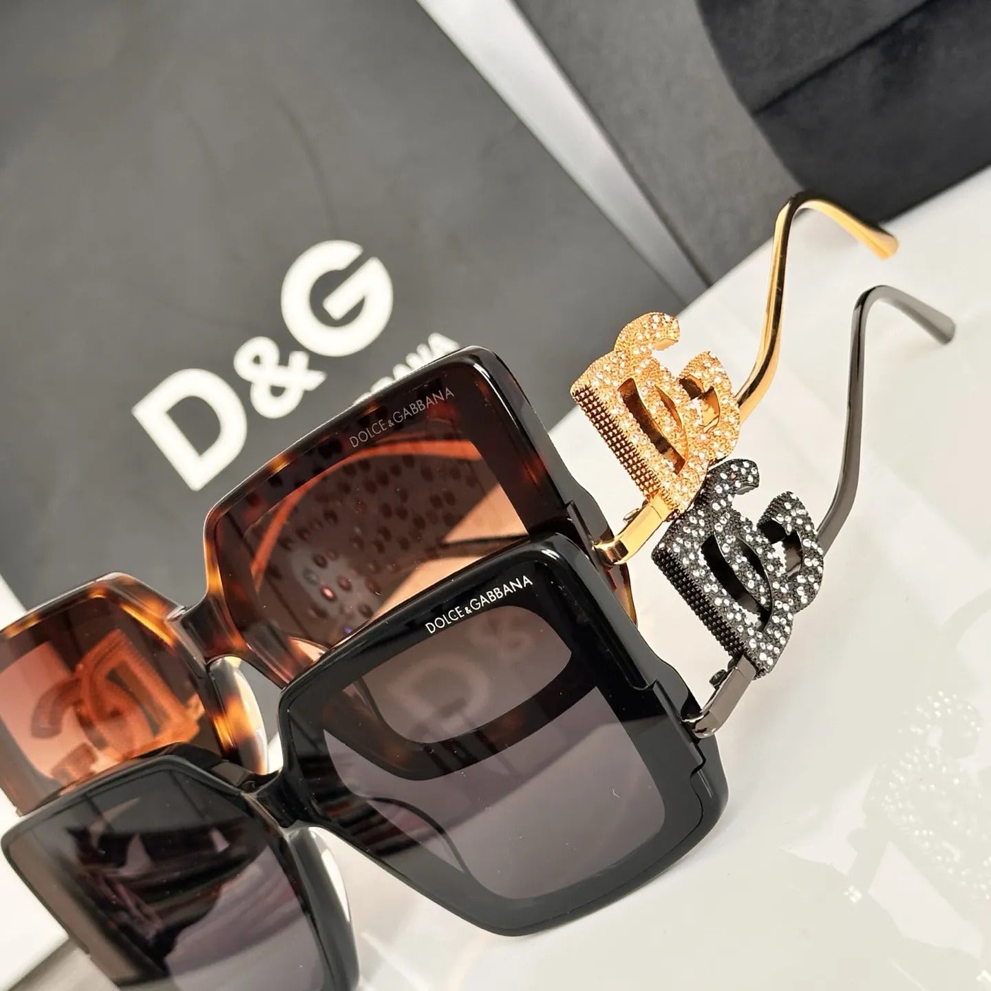 Dolce & Gabbana DG Logo Square Sunglasses