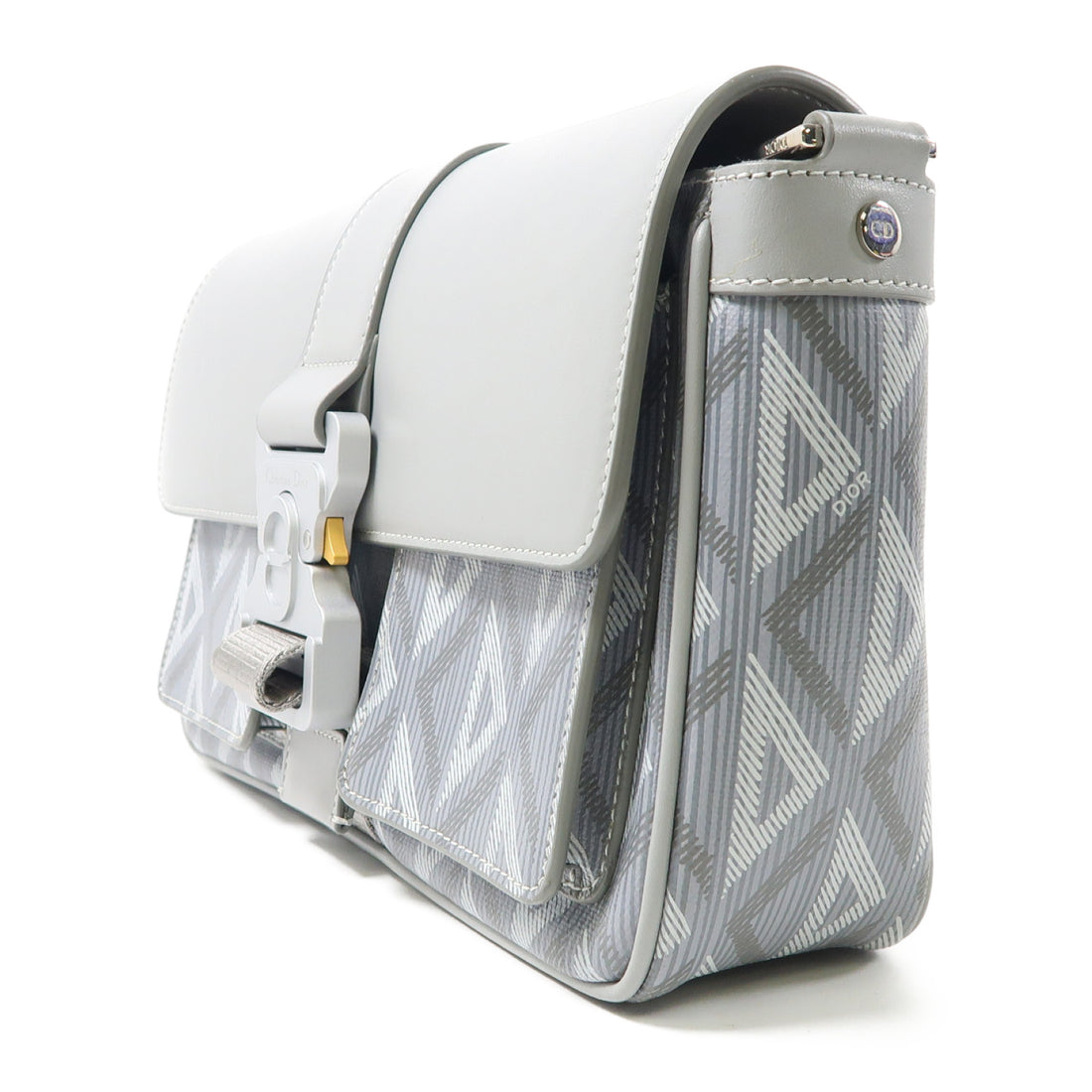 Dior Hit the Road Messenger Bag – CD Diamond Canvas (Grey) (Unisex)