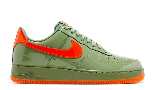 Nike Air Force 1 Low '07 Premium 'Oil Green Safety Orange' - Premium Edition