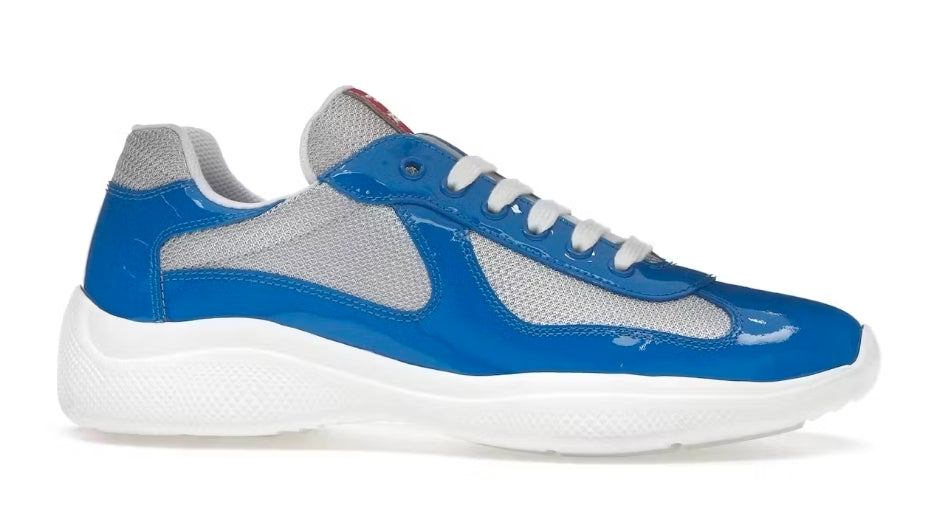 Prada America's Cup Patent Leather & Mesh Sneakers