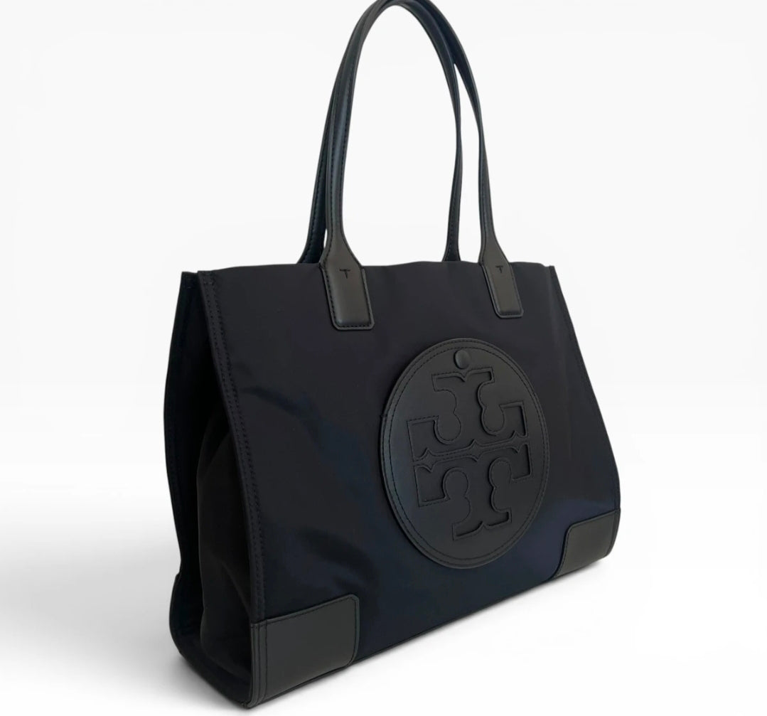 Tory Burch Ella Tote Bag – Nylon & Leather