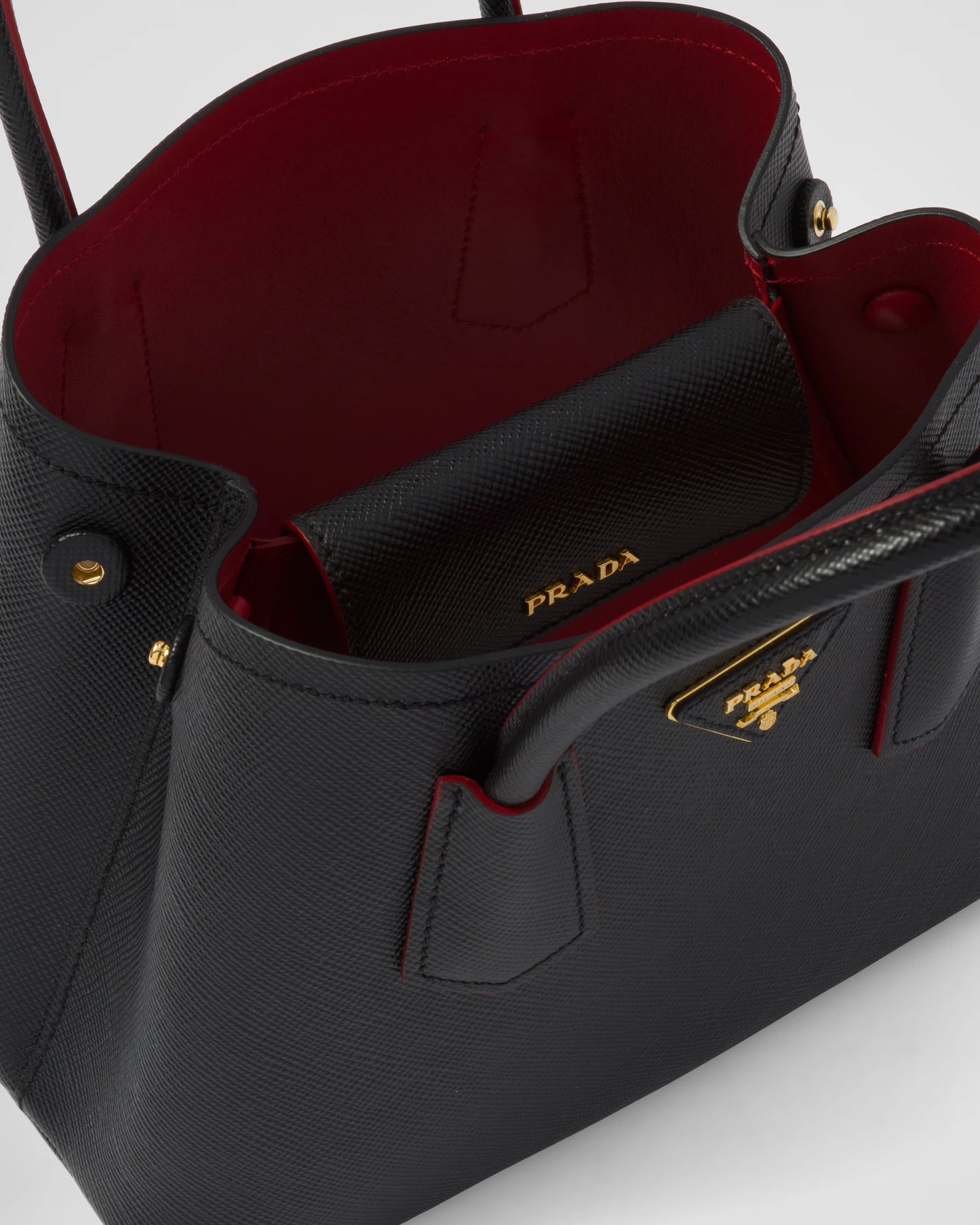 Prada Galleria / Double Saffiano Leather Small Tote Bag