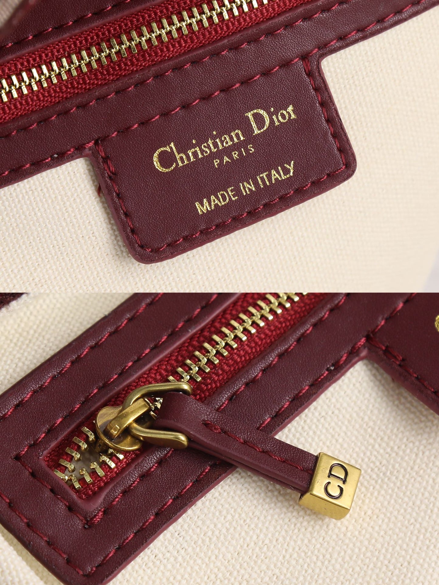 Dior Saddle Bag – Blue & Burgundy Oblique Jacquard