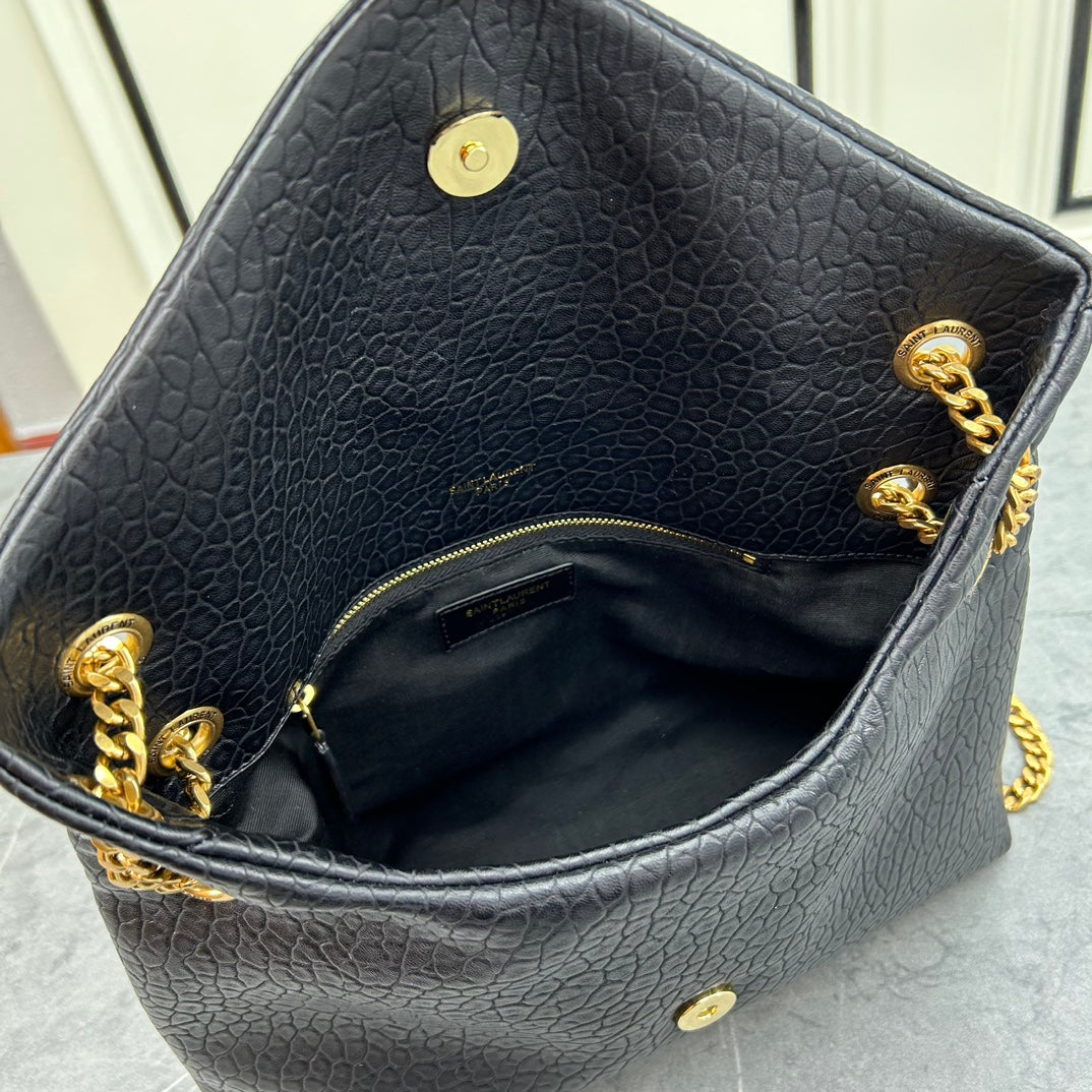 Saint Laurent Envelope Medium Shoulder Bag – Crinkled Leather