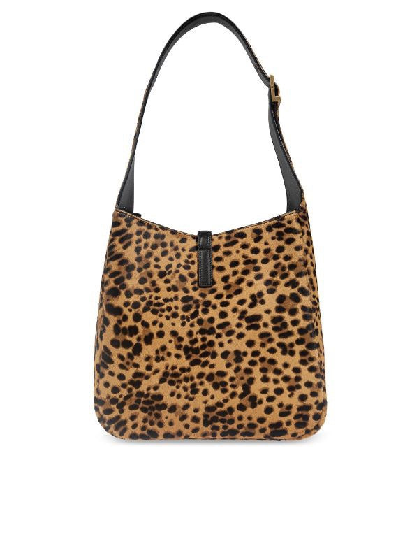 Saint Laurent Le 5 à 7 Small Hobo Bag – Leopard Print Pony Hair
