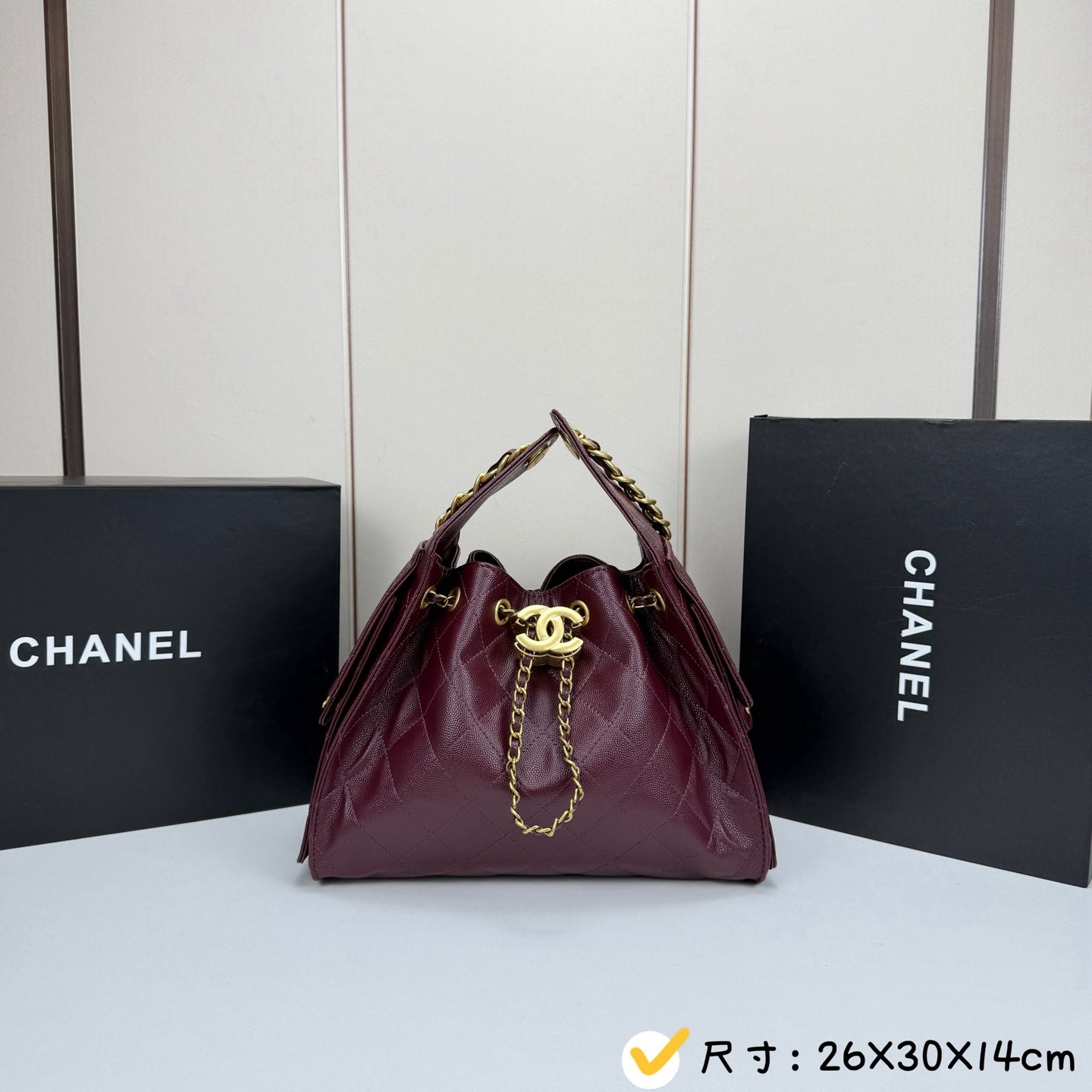 Chanel 22 Drawstring Bucket Bag – Quilted Leather