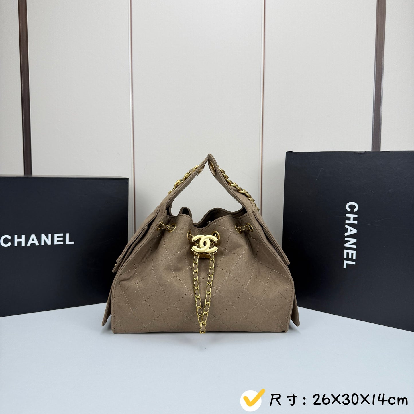 Chanel 22 Drawstring Bucket Bag – Quilted Leather