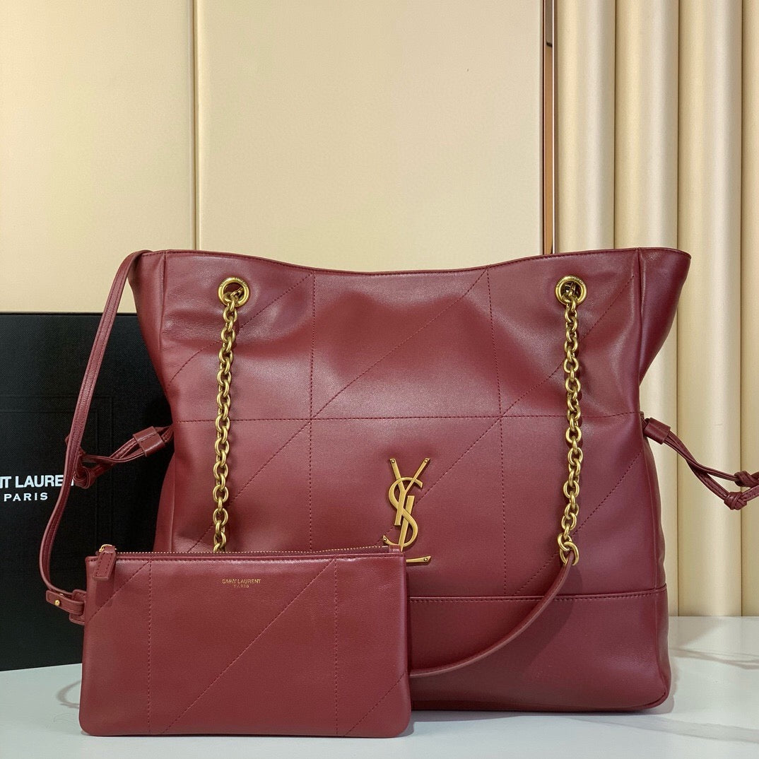 Saint Laurent Jamie Shopping Tote Bag – Quilted Leather / Suede