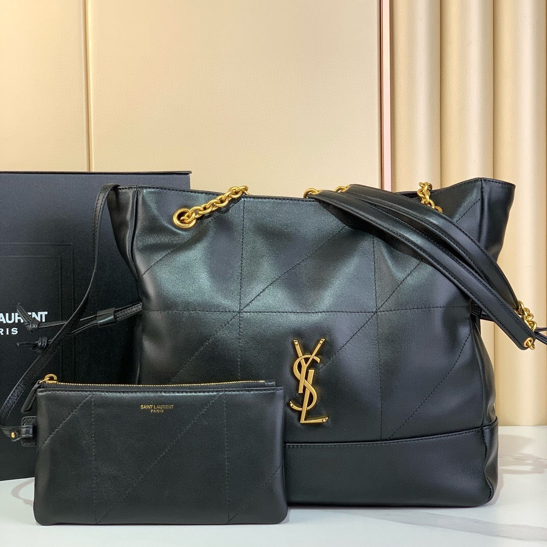 Saint Laurent Jamie Shopping Tote Bag – Quilted Leather / Suede