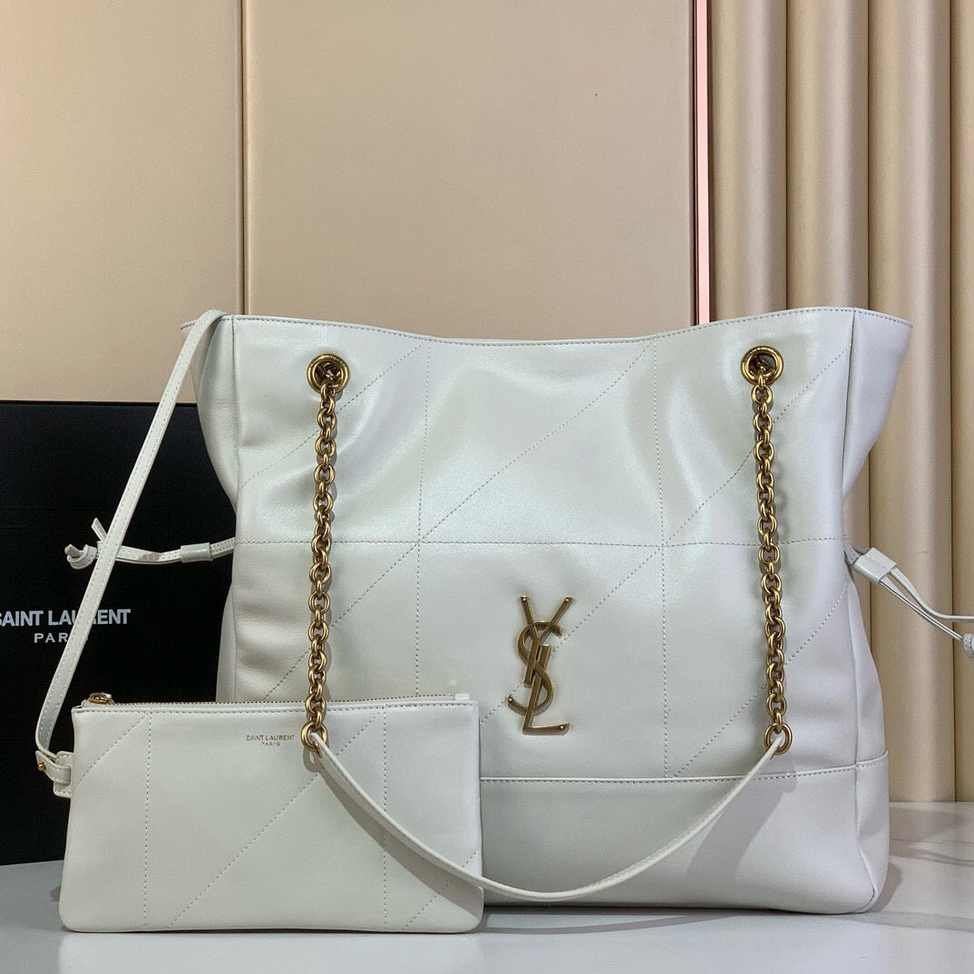 Saint Laurent Jamie Shopping Tote Bag – Quilted Leather / Suede