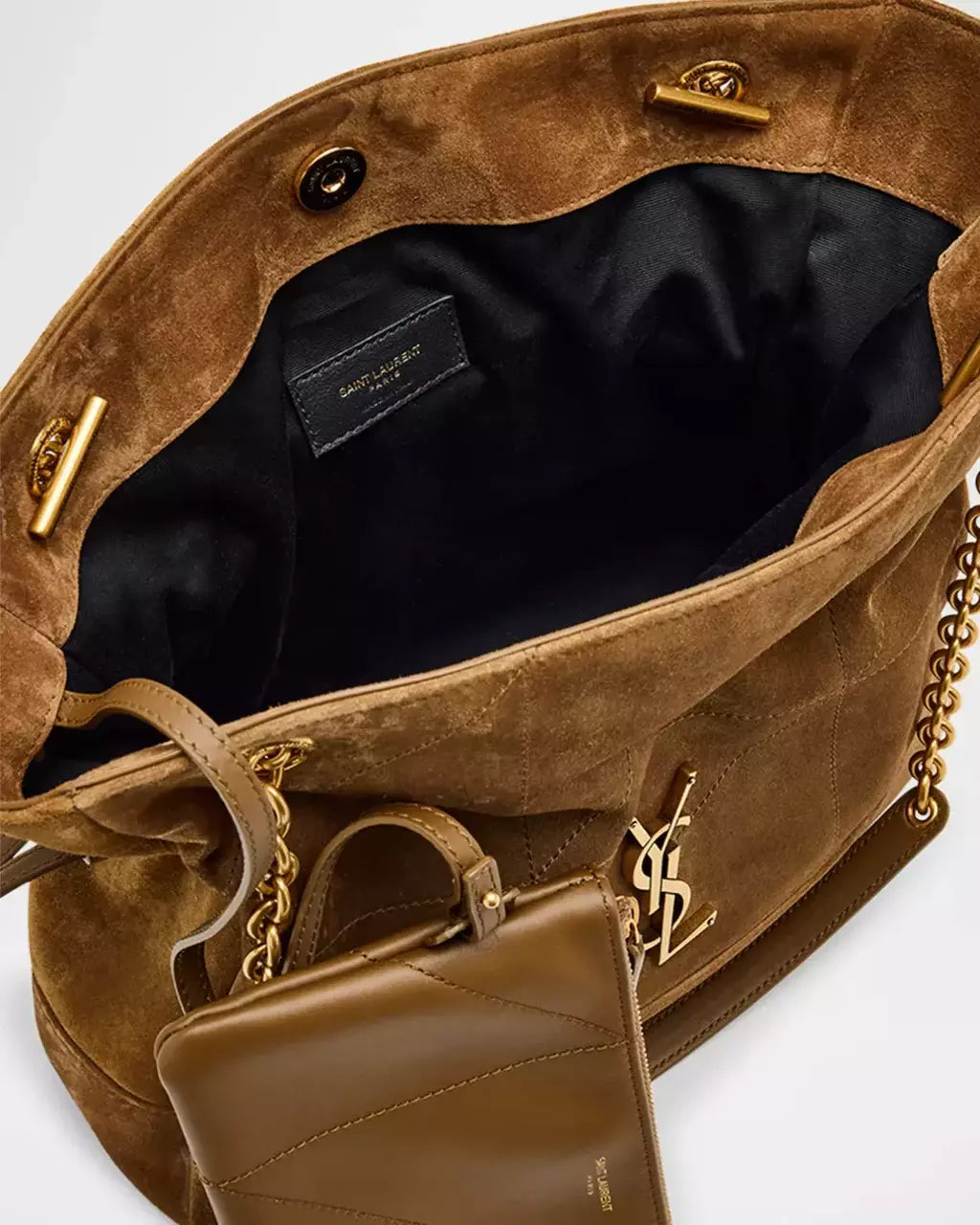 Saint Laurent Jamie Shopping Tote Bag – Quilted Leather / Suede